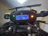 Black Yamaha FZ FI V3 BS6