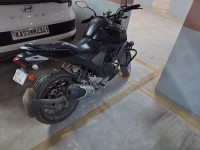 Black Yamaha FZ FI V3 BS6