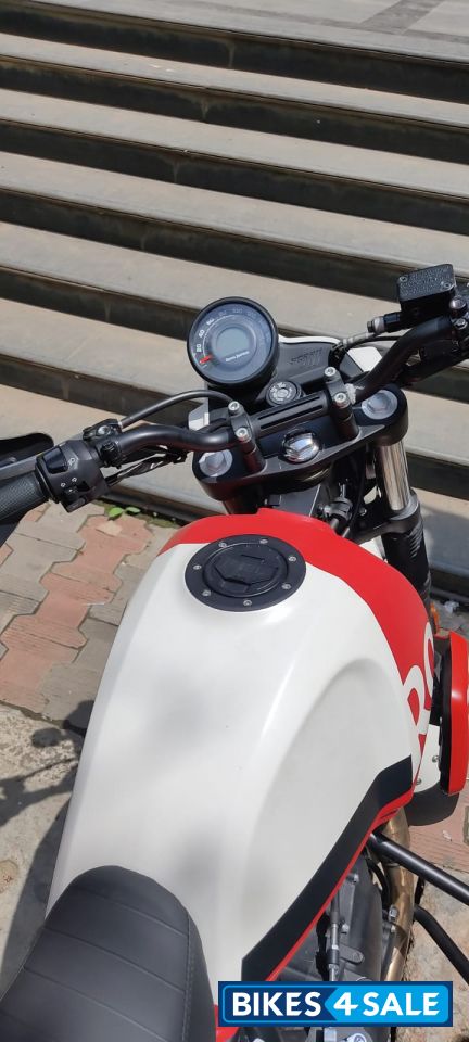 White Flame Royal Enfield Scram 411