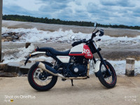 White Flame Royal Enfield Scram 411