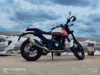 White Flame Royal Enfield Scram 411