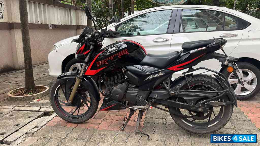 Black And Red TVS Apache RTR 200 4V ABS Race Edition 2.0