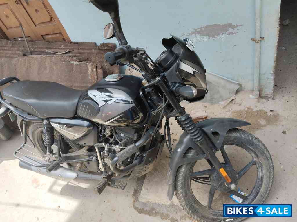 Ebony Black With Silver Bajaj CT110X