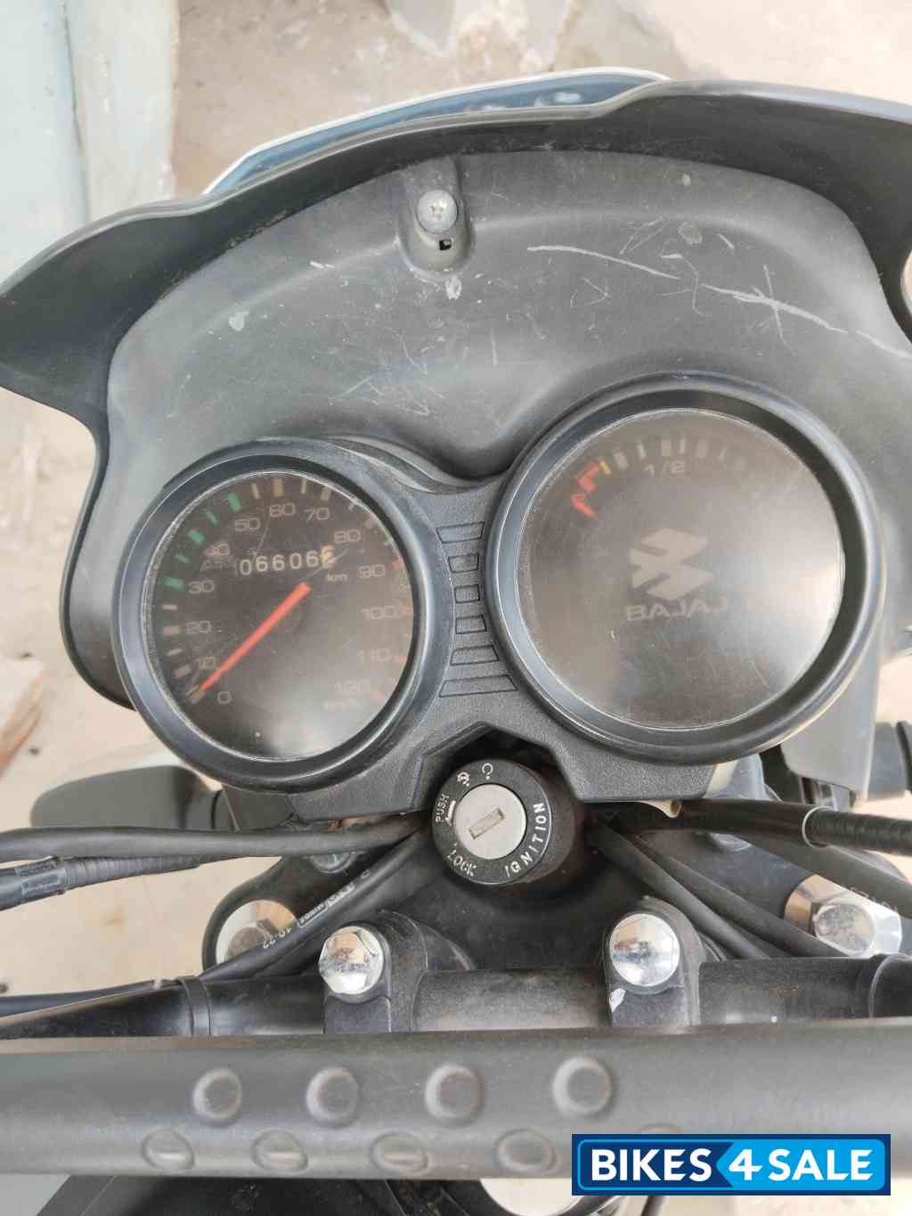 Ebony Black With Silver Bajaj CT110X