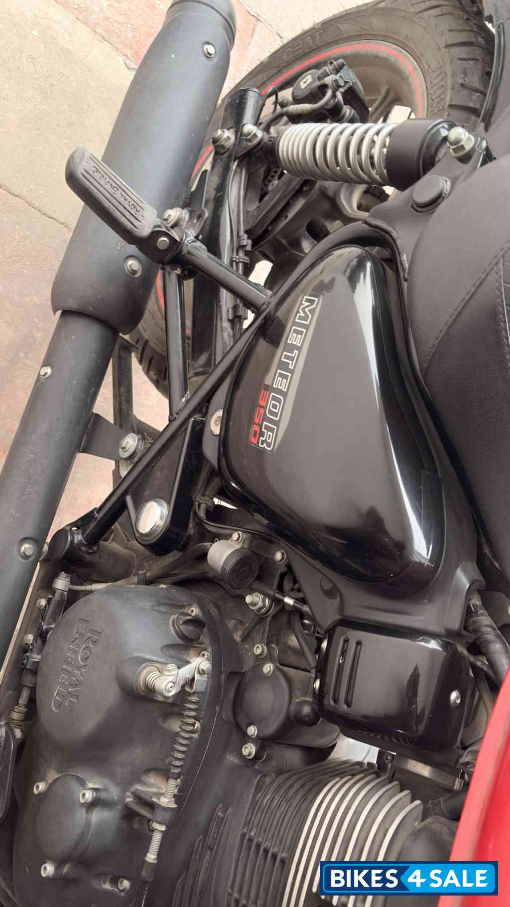 Red And Black Royal Enfield Meteor 350