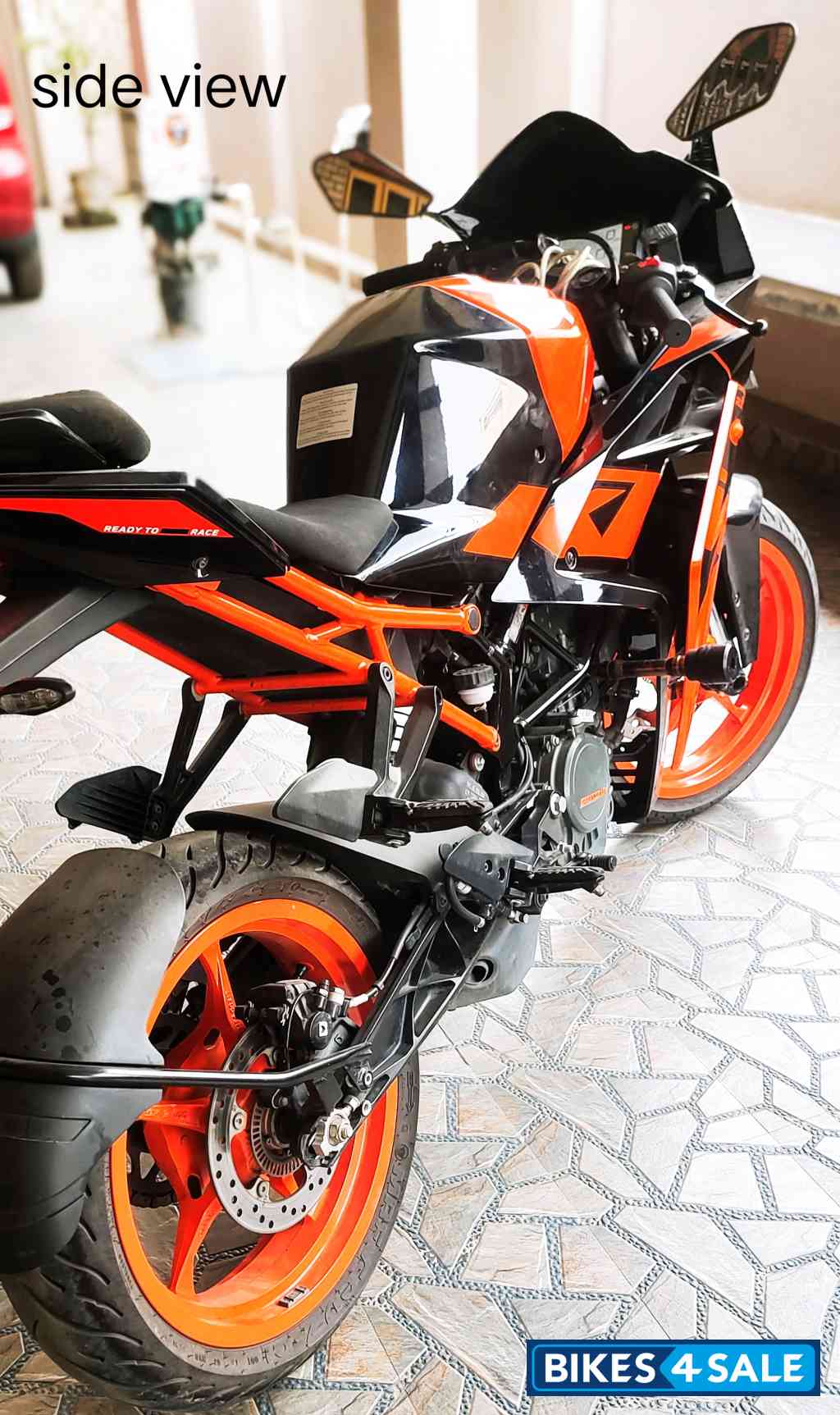 Orange And Black KTM RC 200 2022