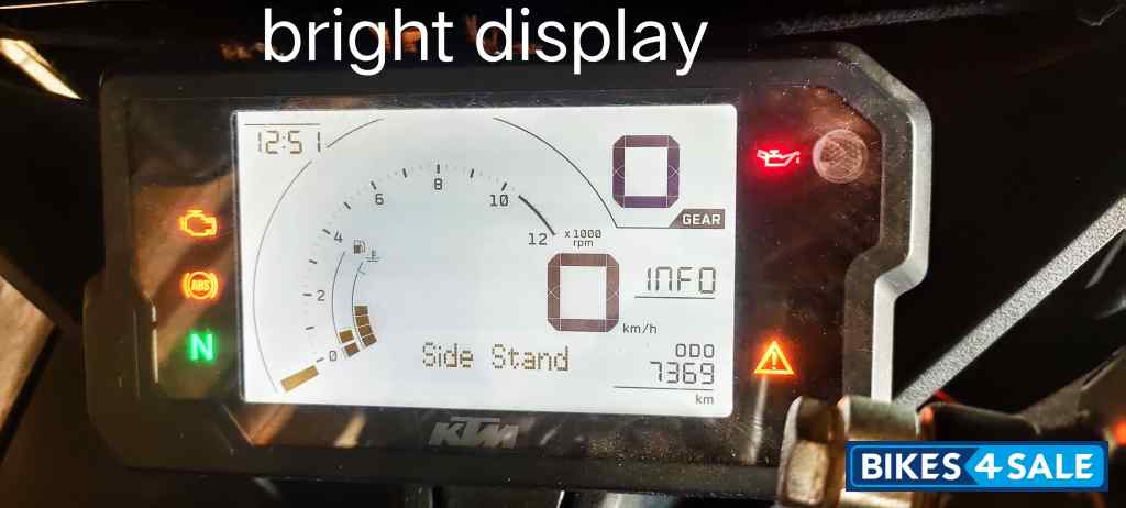 Orange And Black KTM RC 200 2022