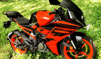 Orange And Black KTM RC 200 2022