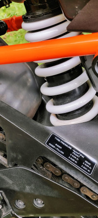 Orange And Black KTM RC 200 2022