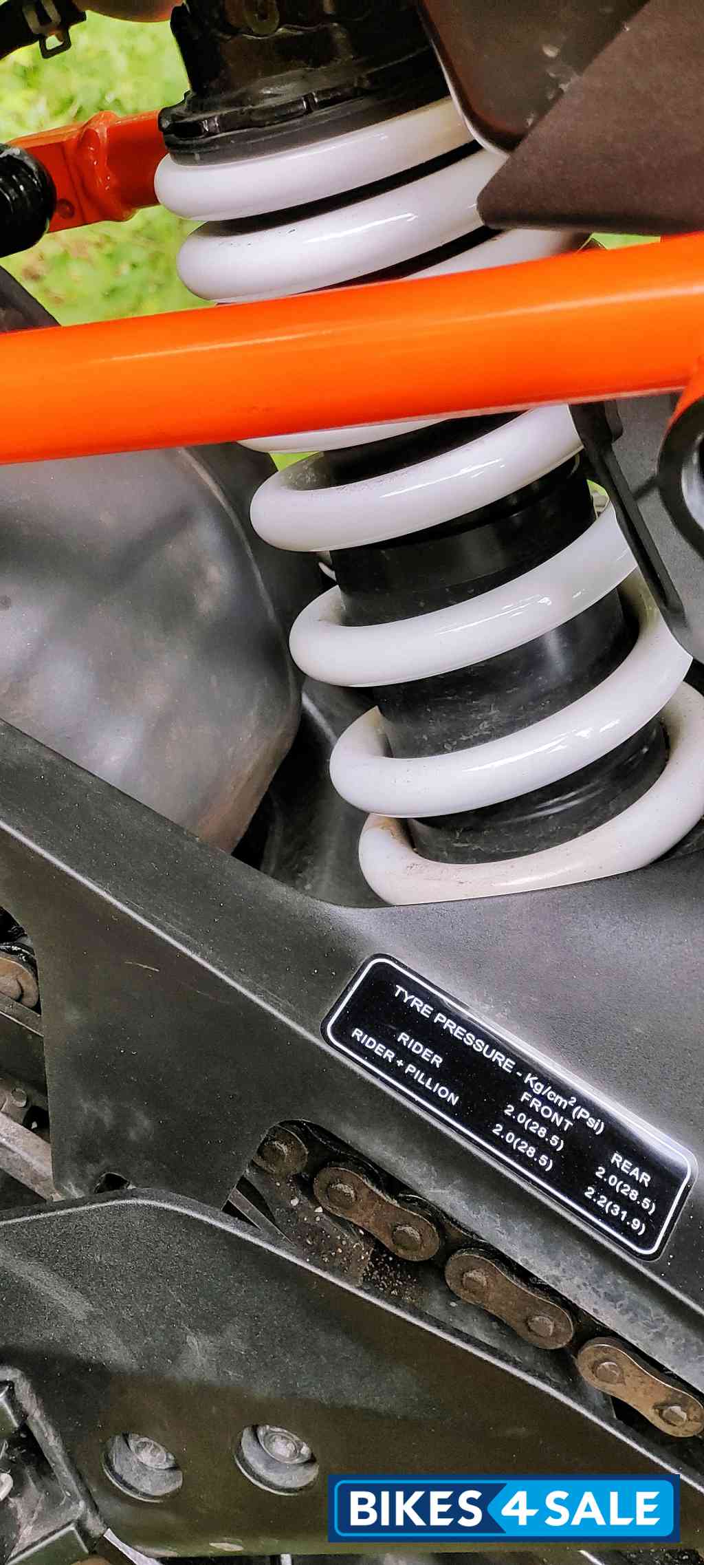 Orange And Black KTM RC 200 2022