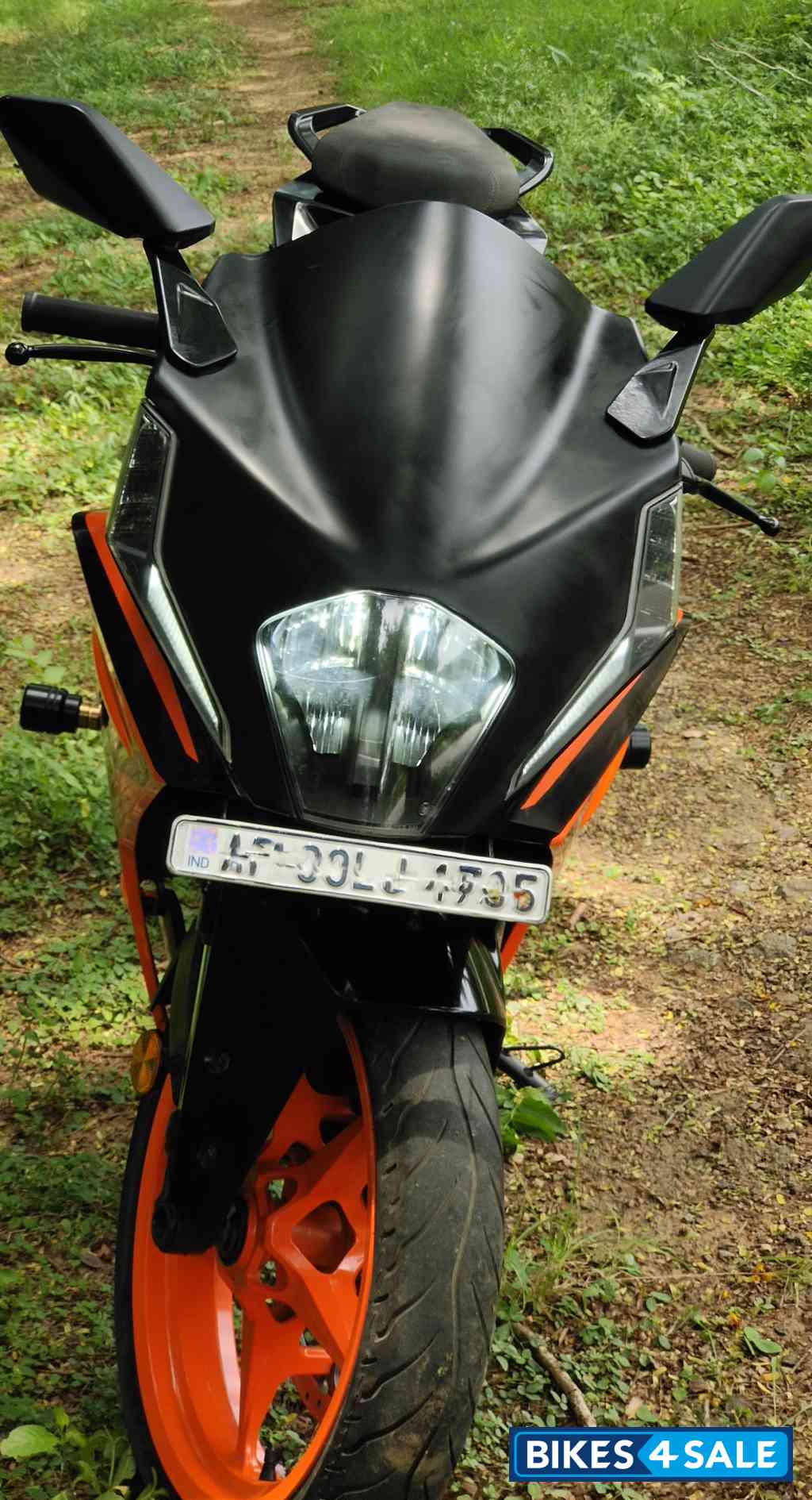 Orange And Black KTM RC 200 2022