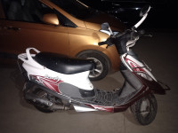 White And Red TVS Scooty Pep