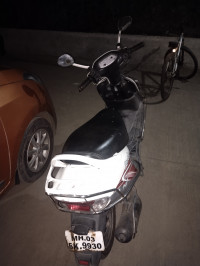 White And Red TVS Scooty Pep