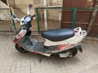 White And Red TVS Scooty Pep
