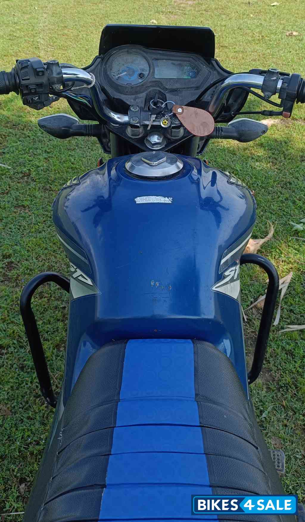 Blue Honda CB Shine SP