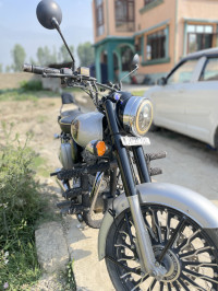 Silver Royal Enfield Classic 350 BS VI