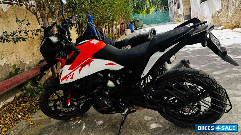 Orange & White KTM 250 Adventure