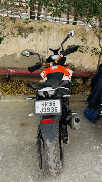 Orange & White KTM 250 Adventure