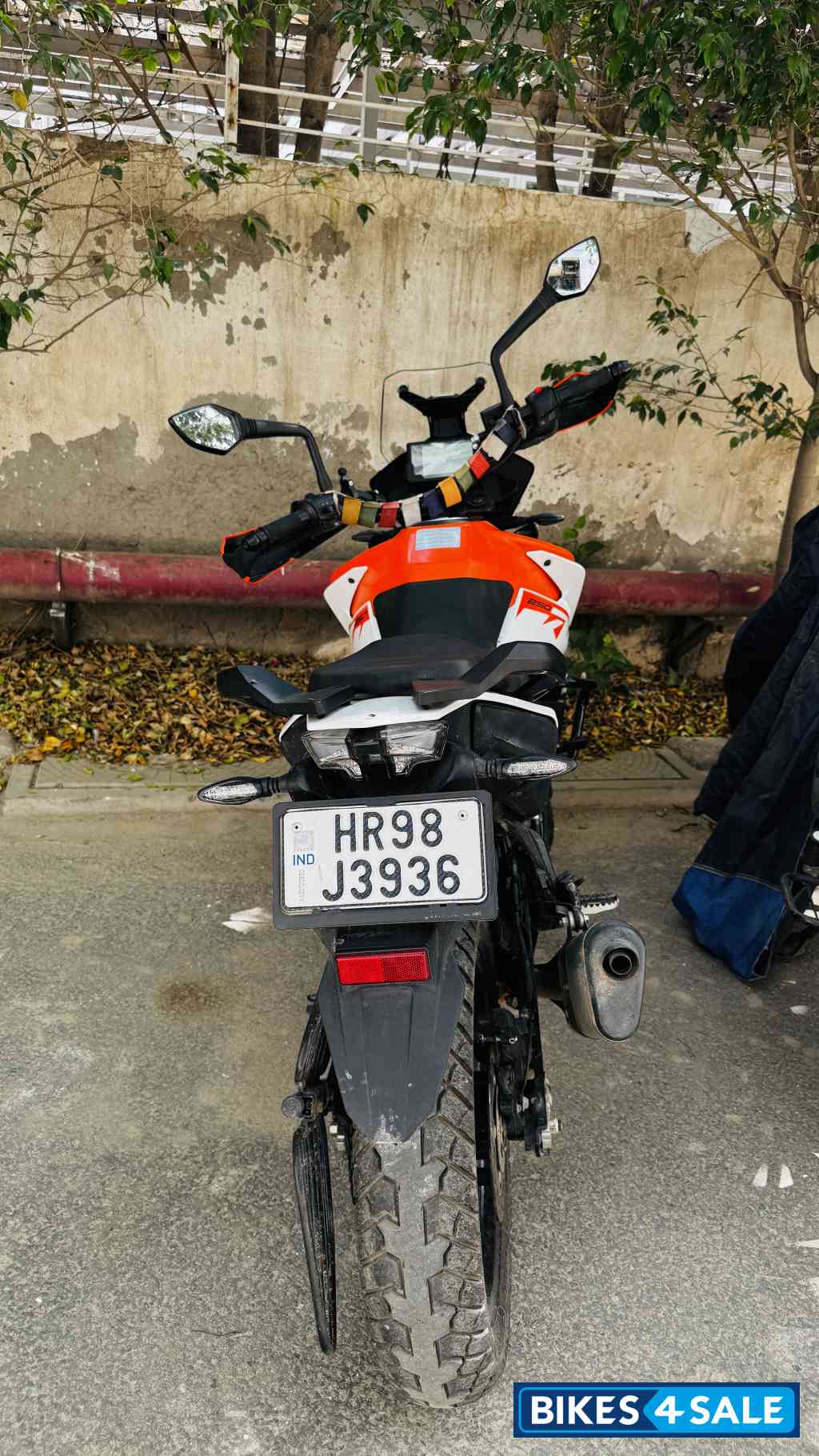 Orange & White KTM 250 Adventure