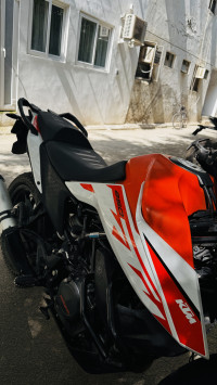 Orange & White KTM 250 Adventure