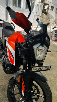 Orange & White KTM 250 Adventure