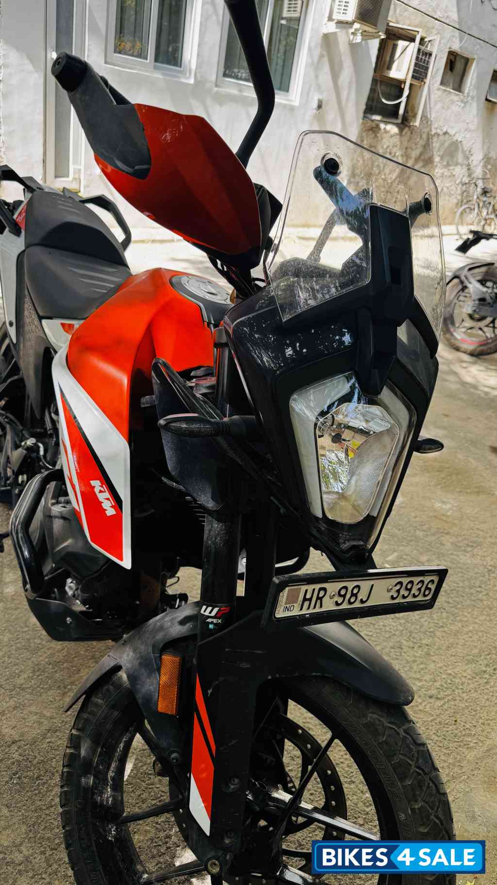 Orange & White KTM 250 Adventure