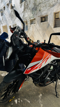 Orange & White KTM 250 Adventure