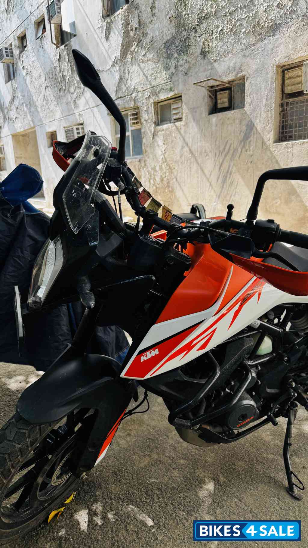 Orange & White KTM 250 Adventure