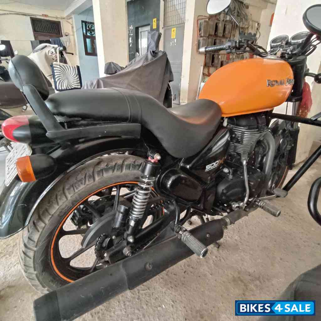 Orange Royal Enfield Thunderbird X 500