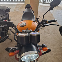 Orange Royal Enfield Thunderbird X 500