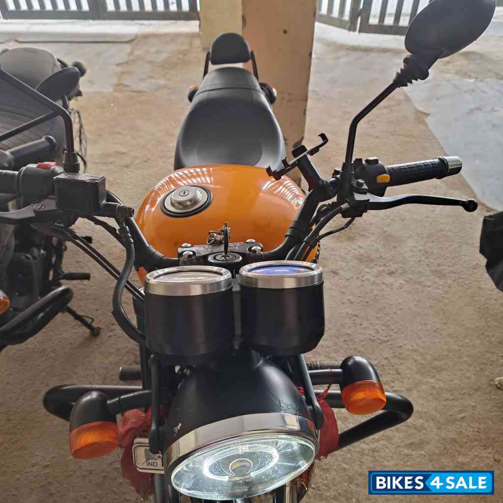 Orange Royal Enfield Thunderbird X 500