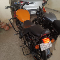 Orange Royal Enfield Thunderbird X 500
