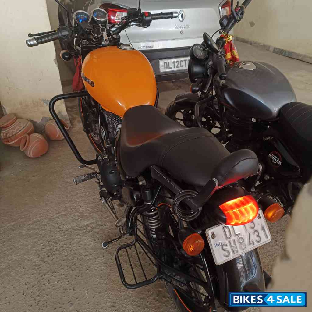 Orange Royal Enfield Thunderbird X 500