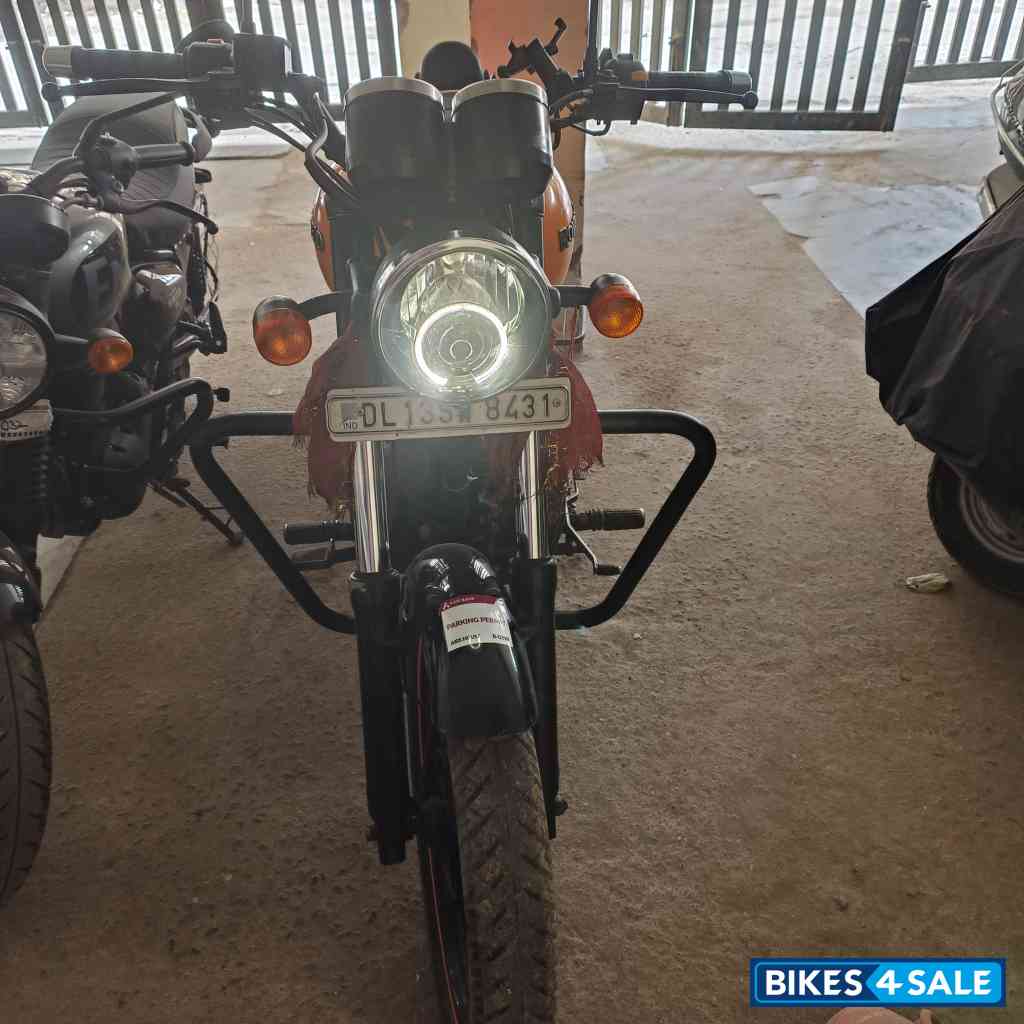 Orange Royal Enfield Thunderbird X 500