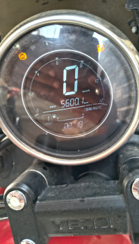 Rush Hour Red Yezdi Roadster Dual Tone