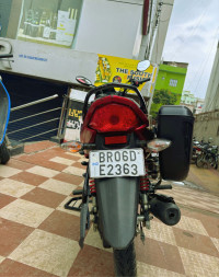 Black And Red Honda Livo Drum