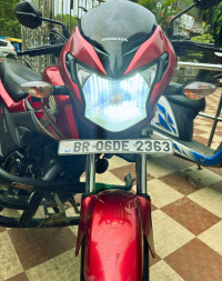 Black And Red Honda Livo Drum