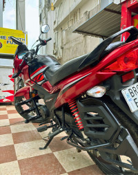 Black And Red Honda Livo Drum