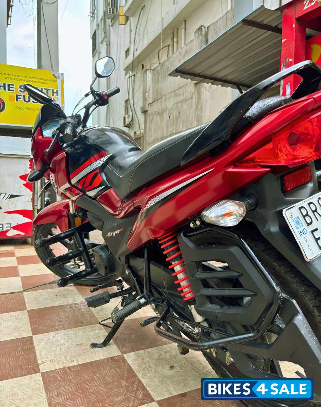 Black And Red Honda Livo Drum Black And Red Honda Livo Drum