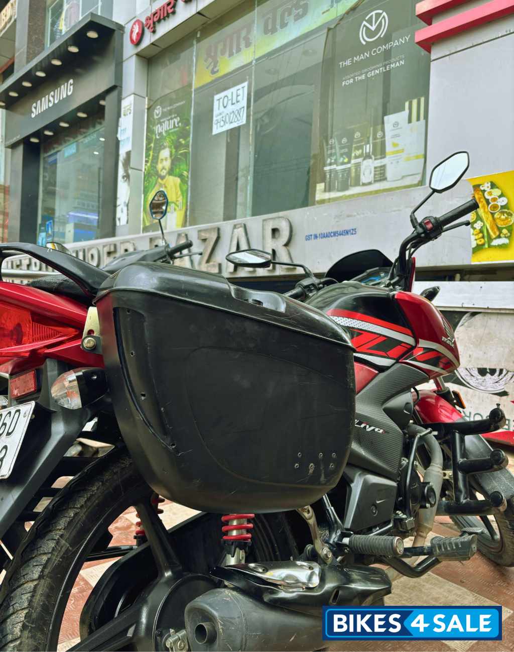 Black And Red Honda Livo Drum Black And Red Honda Livo Drum