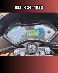 Black And Red Honda Livo Drum