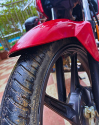 Black And Red Honda Livo Drum