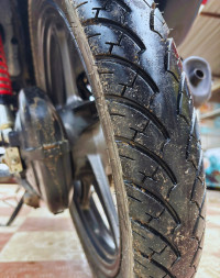 Black And Red Honda Livo Drum