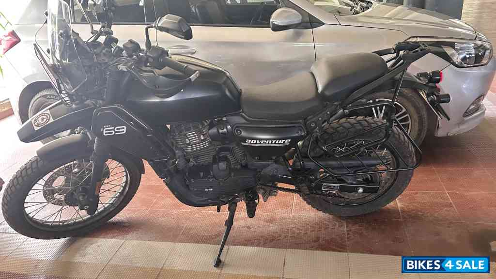 Ebony Black Yezdi Adventure 2025