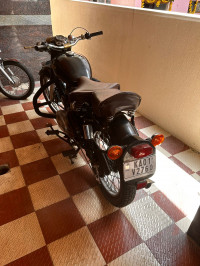 Black Royal Enfield Vintage Bullet