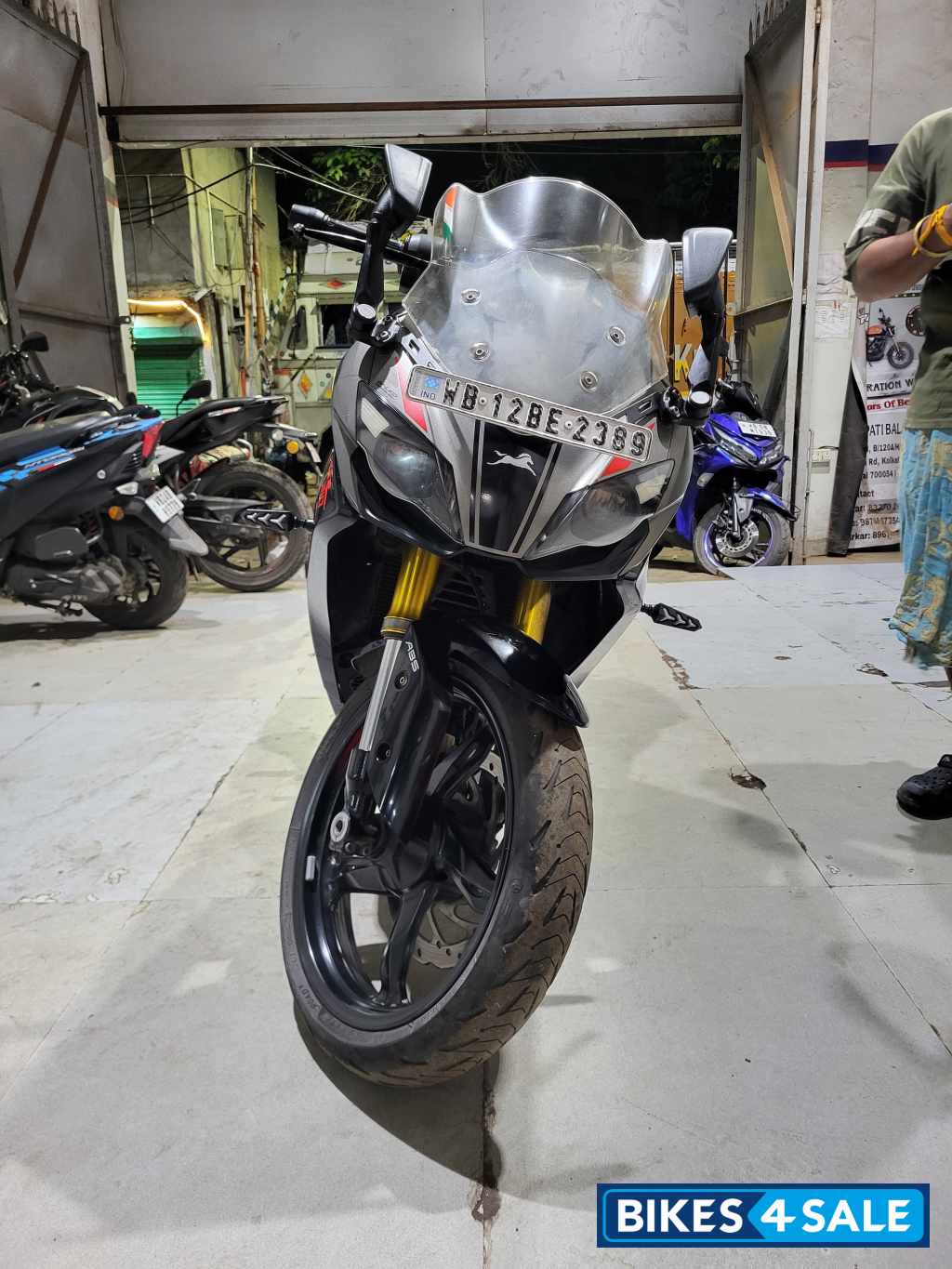 Red And Black TVS Apache RR 310