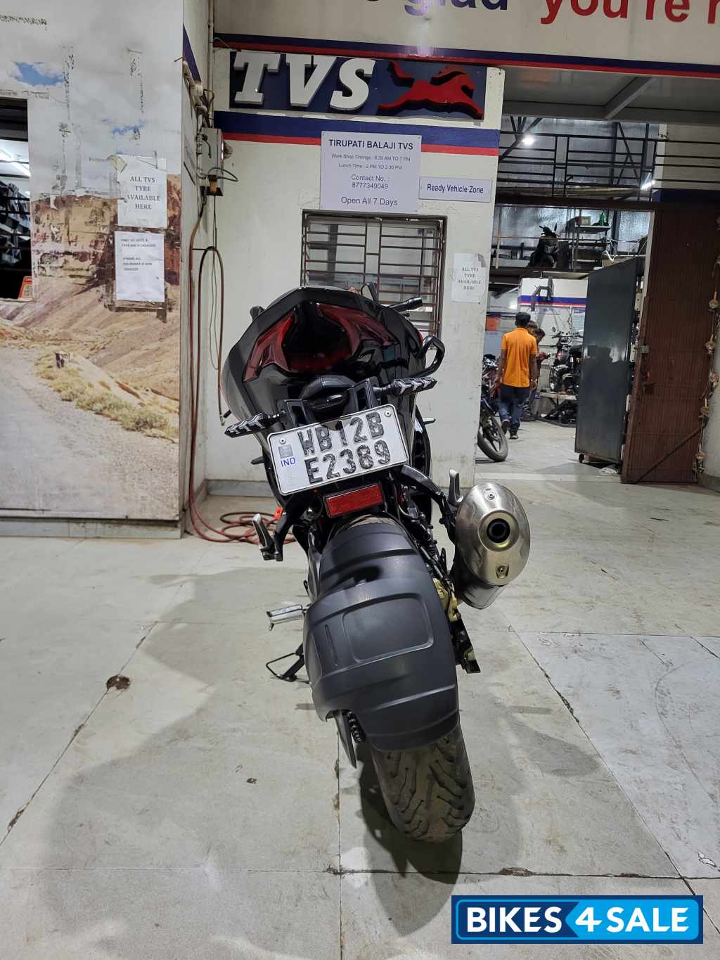 Red And Black TVS Apache RR 310