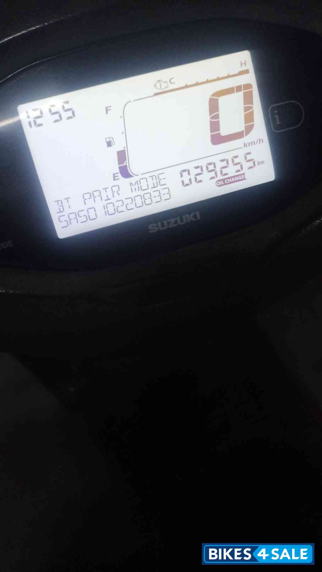 Metalic Blue Suzuki Access 125 Bluetooth Enabled