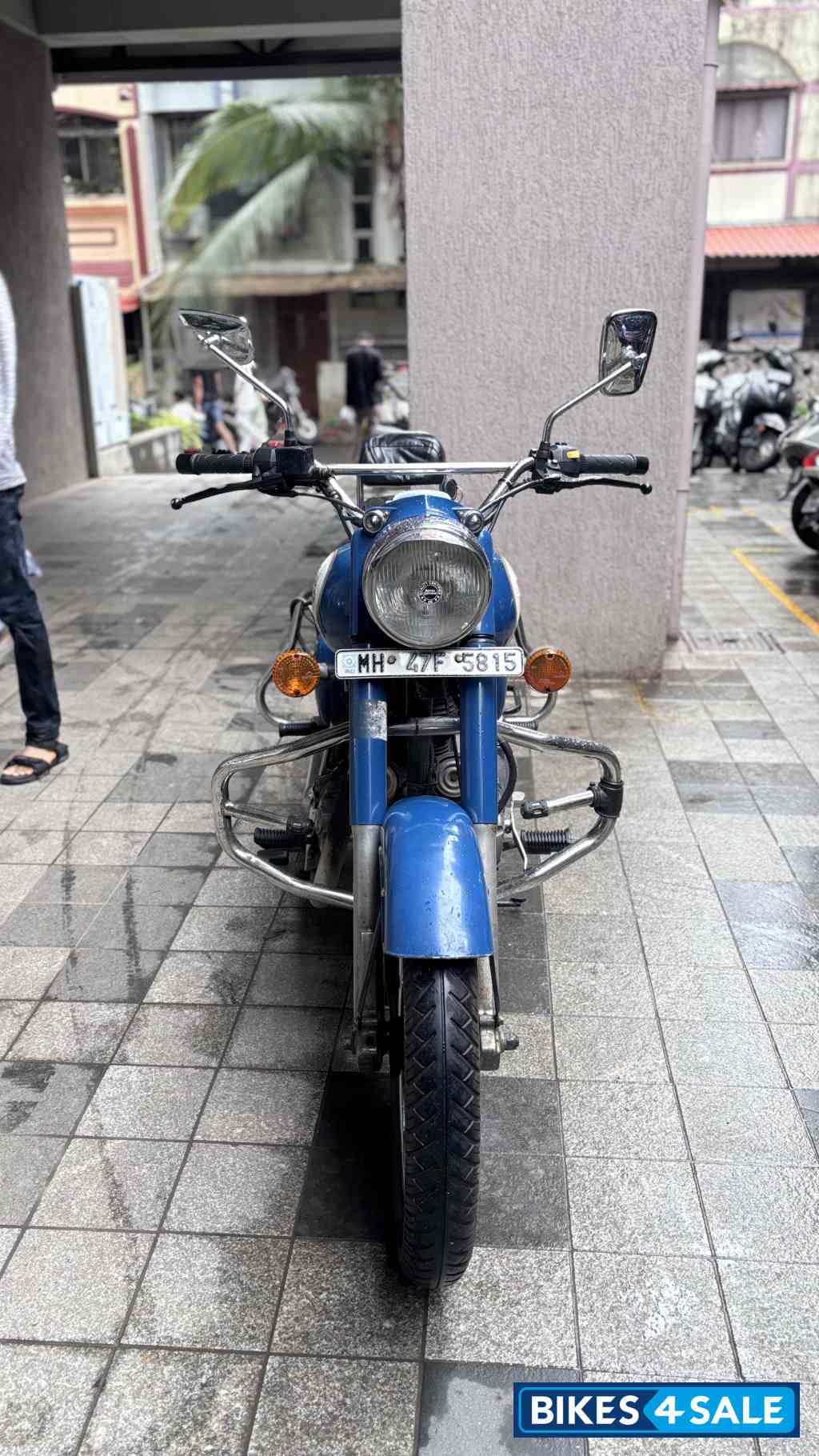 Blue Royal Enfield Classic 350