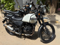 White Royal Enfield Himalayan